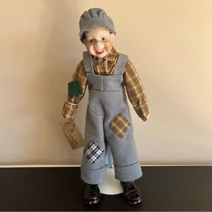 Dream Dolls Porcelain Boy Doll Hand Painted 15 Inch Vintage